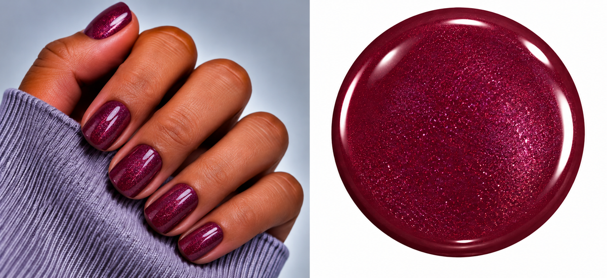 Metallic Fuschia One Step Gel Polish