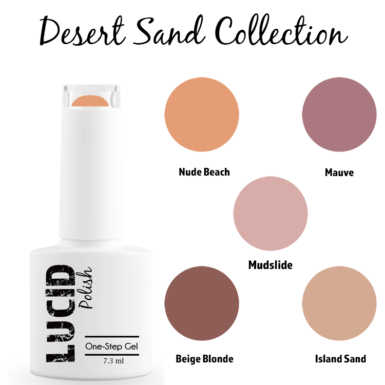 Desert Sand Collection Gel Polish Bundle (5 Pack)