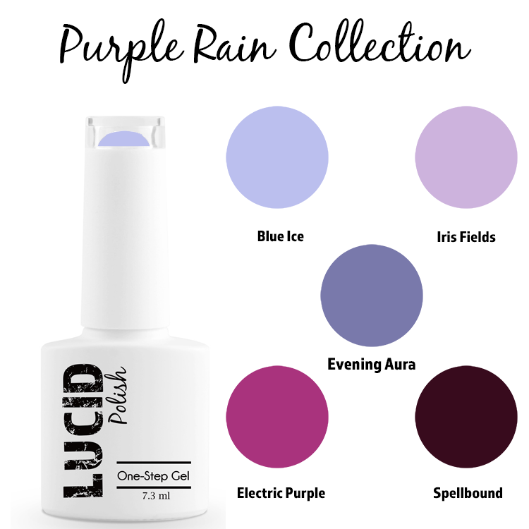 Purple Rain Collection Gel Polish Bundle (5 Pack)